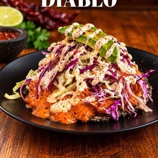 Tacos Surf · Camarón diablo
